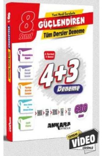 ANKARA 8.Sınıf LGS 4+3 GÜÇLENDİREN TÜM DERSLER Deneme