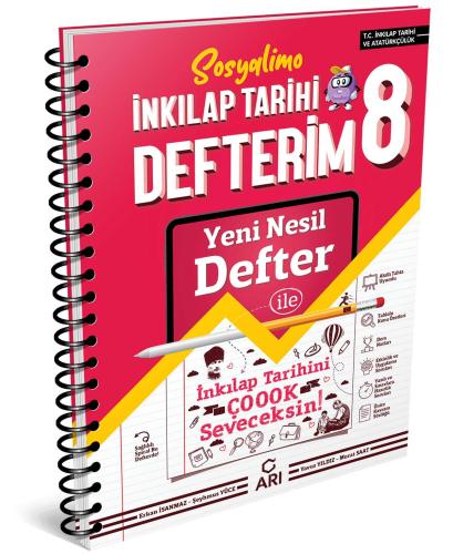 ARI 8.Sınıf Sosyalimo İNKİLAP TARİHİ Defteri