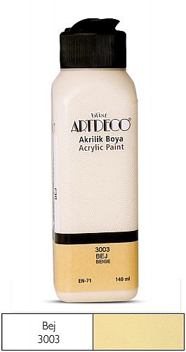 ARTDECO AKRİLİK BOYA 140ml. - Bej 3003