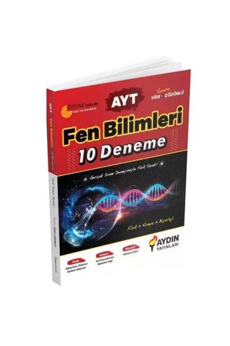 AYDIN AYT FEN BİLİMLERİ 10 lu DENEME