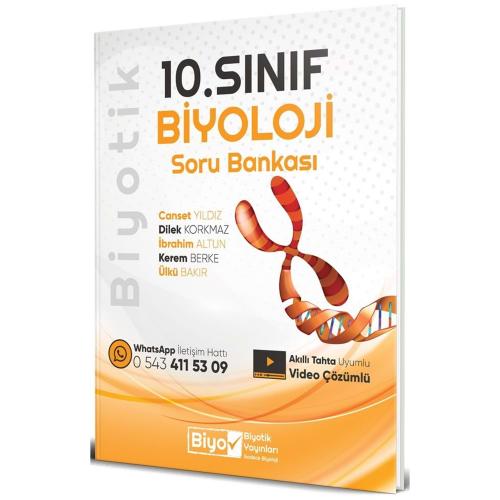 BİYOTİK 10.Sınıf BİYOLOJİ Soru Bankası