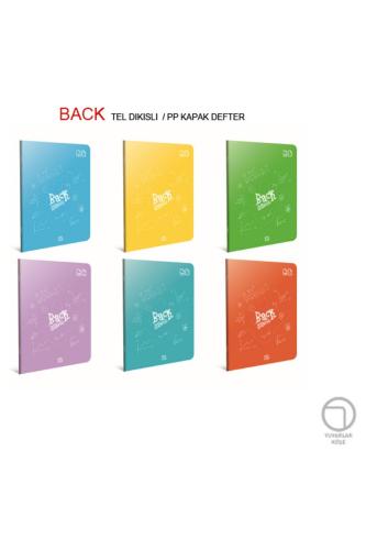 GIPTA ECO BACK A5 40yp.PP KAPAK DEFTER - Çizgili