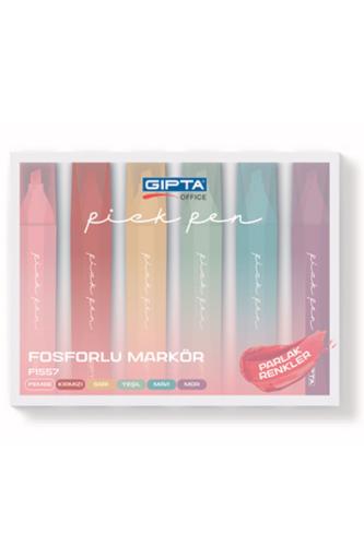 GIPTA FOSFORLU MARKÖR PİCKPEN 60 lı SET