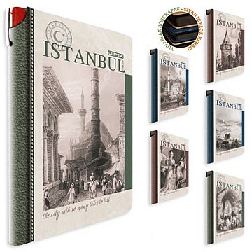 GIPTA İSTANBUL RETRO 13x21 96yp. SERT KAPAK DEFTER