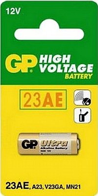 GP 23A 12V ALKALİNLİ İNCE ÇAKMAK PİLİ