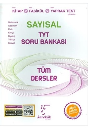 KAREKÖK TYT TÜM DERSLER Soru Bankası(SAYISAL)