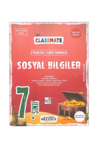 OKYANUS 7.Sınıf CLASSMATE SOSYAL BİLGİLER Soru Bankası