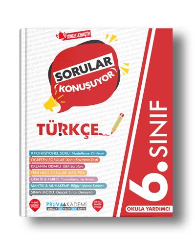 PRUVA AKADEMİ 6.Sınıf TÜRKÇE Sorular Konuşuyor