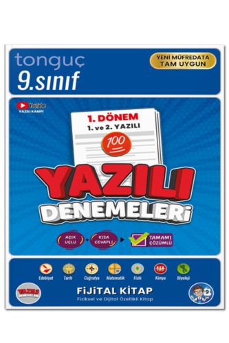 TONGUÇ 9.Sınıf YAZILI DENEMELERİ 1. DÖNEM 1.ve 2.YAZILI