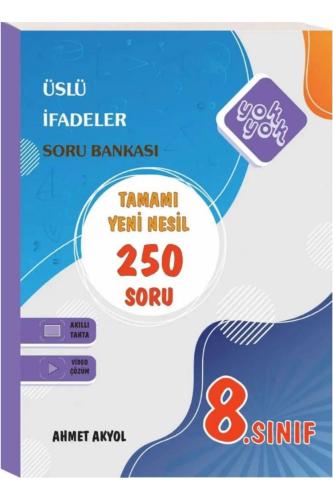 YOKYOK 8.Sınıf ÜSLÜ İFADELER Soru Bankası